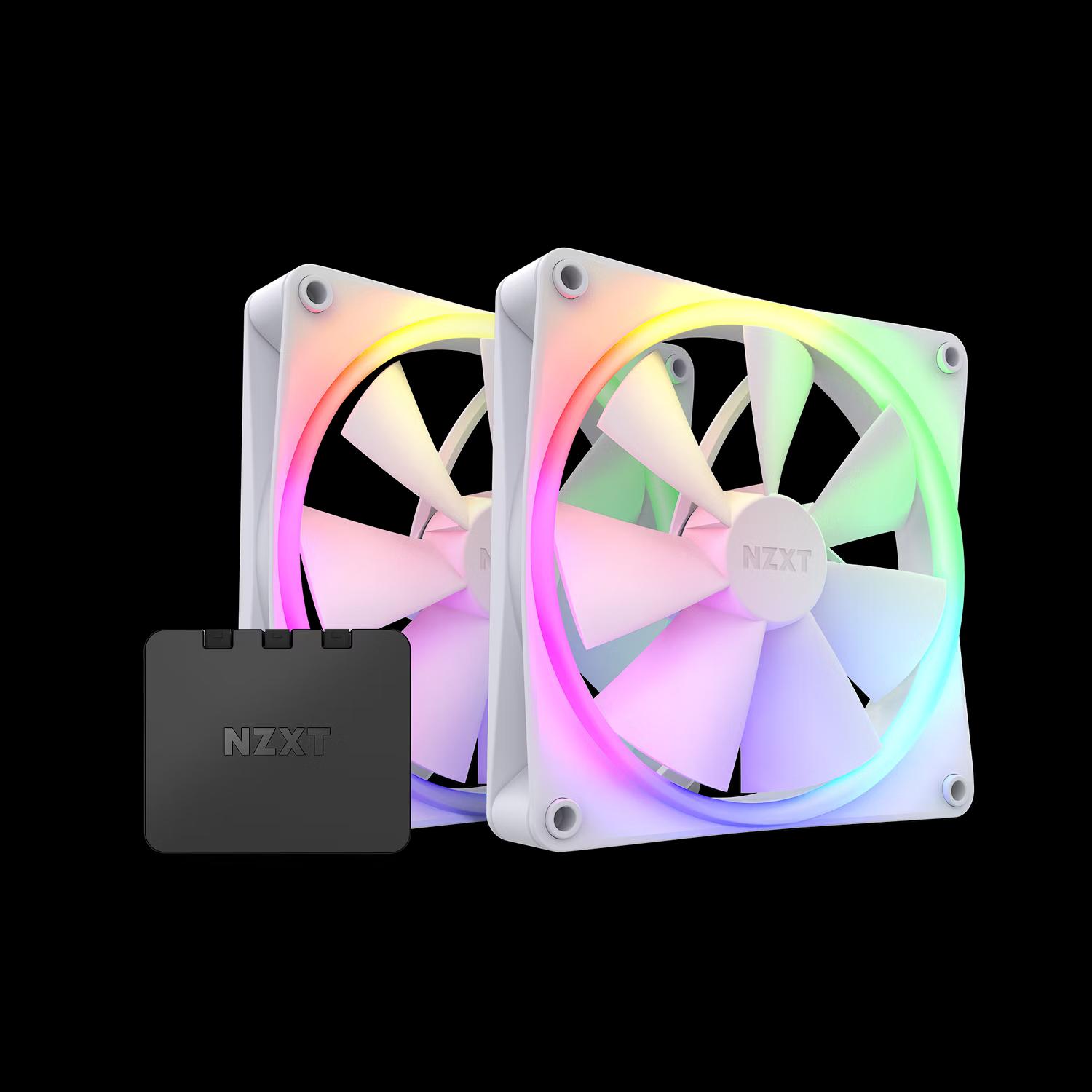 NZXT F140RGB DUO 140MM STARTER KIT WHITE