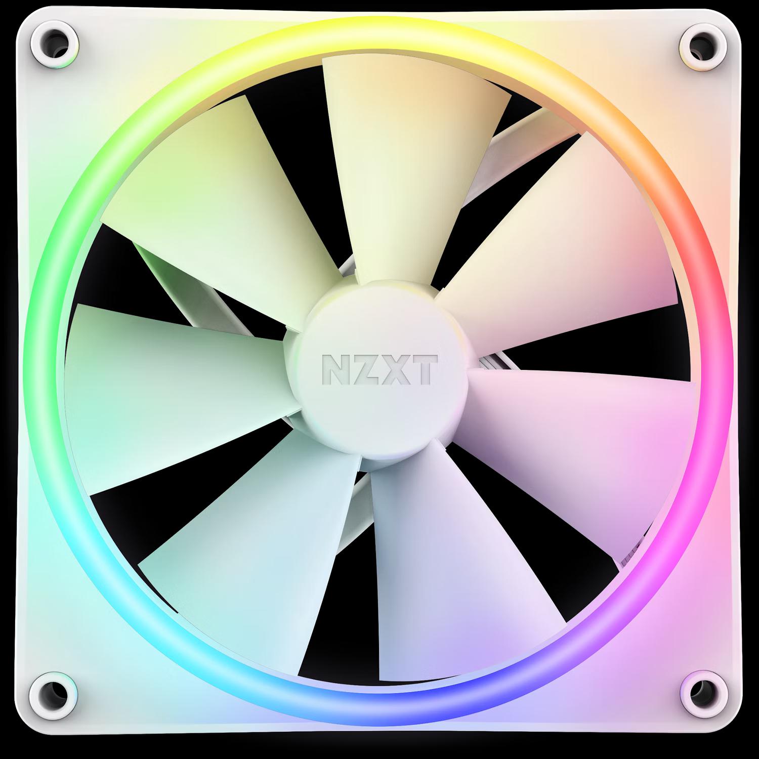 NZXT F140RGB DUO 140MM RGB FAN WHITE