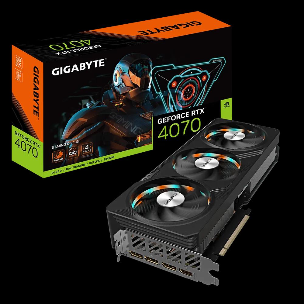 GIGABYTE RTX4070 GAMING OC 12G GDDR6X