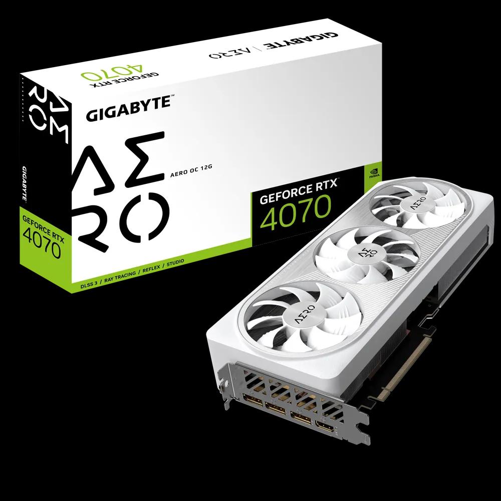 GIGABYTE RTX4070 AERO OC 12G GDDR6X