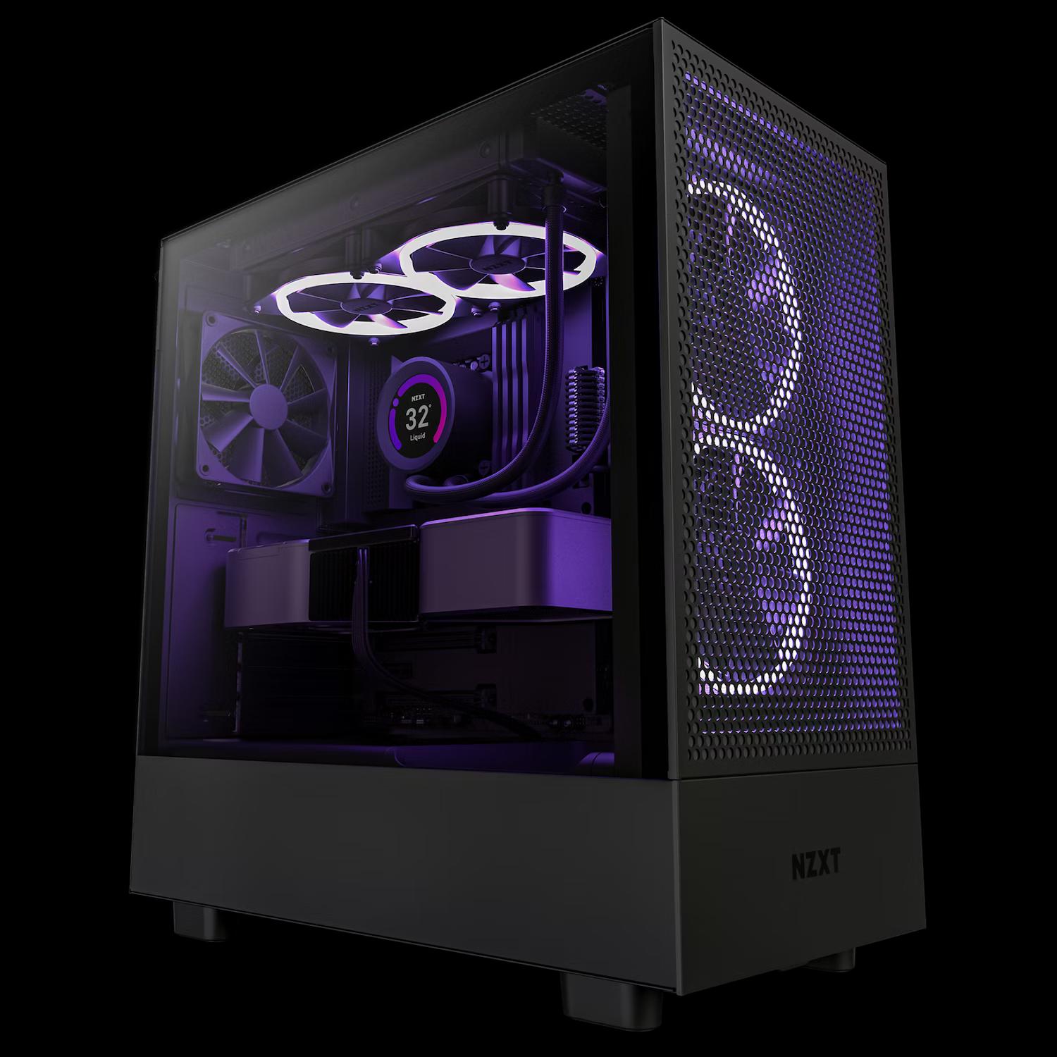 NZXT H5 FLOW RGB (2023) BLACK W/CORE F140RGB