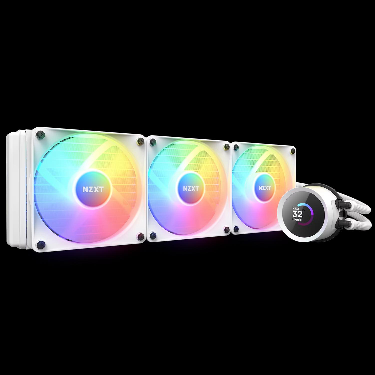 NZXT KRAKEN360 RGB 360MM AIO LIQUID COOLER WHITE