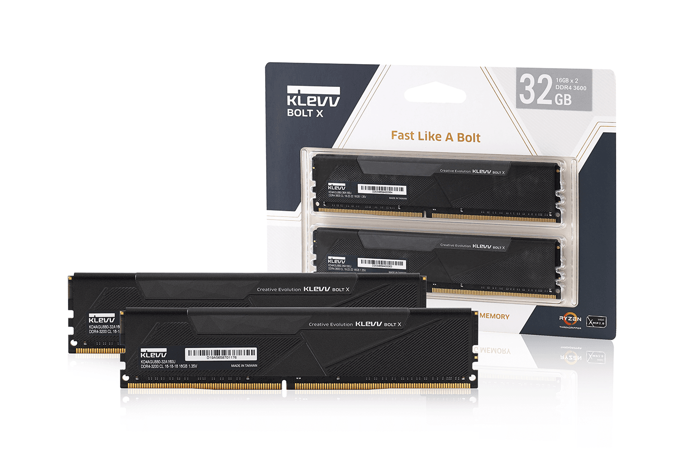 KLEVV BOLT X 32G(16G*2) 3200MHZ DDR4 1.35V