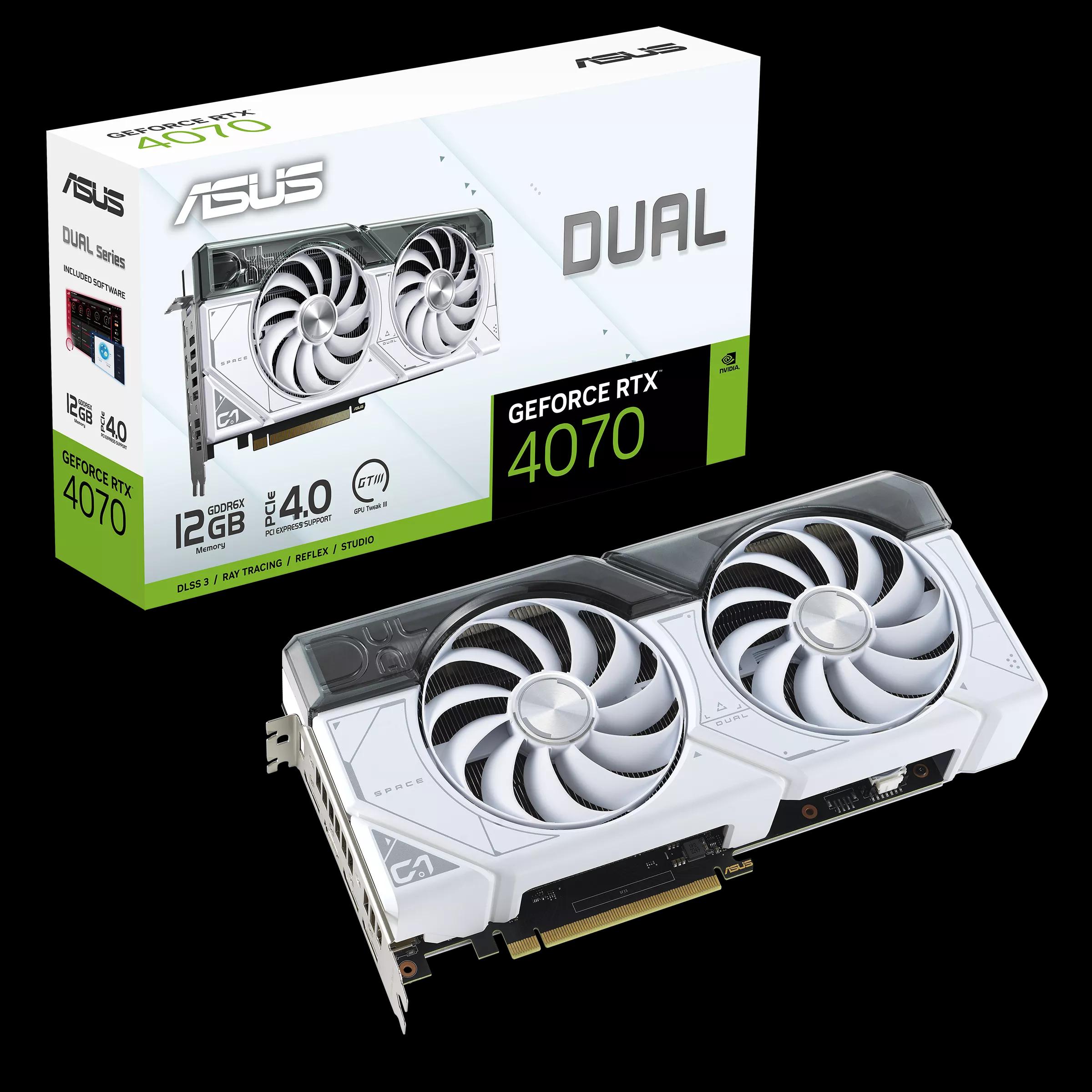 ASUS DUAL RTX4070 OC 12G WHITE