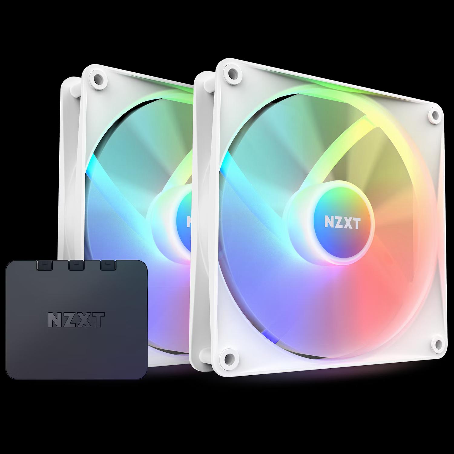 NZXT F140RGB CORE 140MM WHITE STARTER KIT