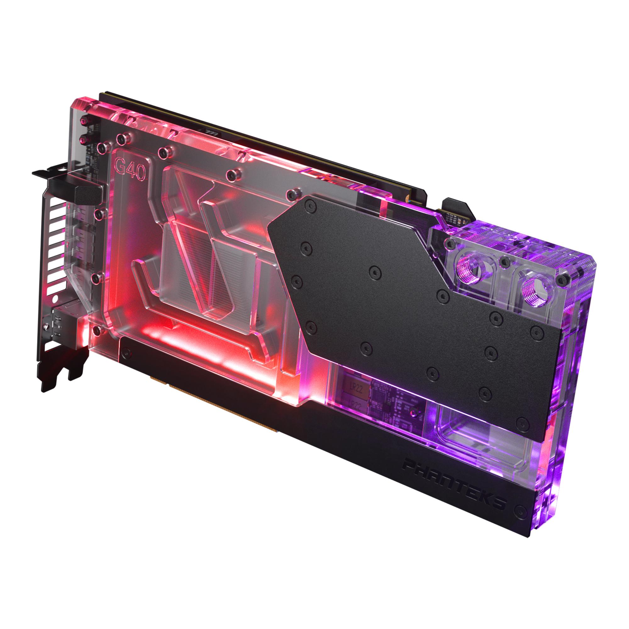 PHANTEKS GLACIER G4080 GPU BLOCK FOR ASUS ROG STRIX/TUF BK
