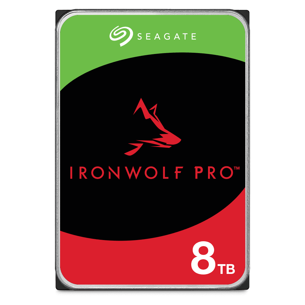SEAGATE IRONWOLF PRO 3.5" 8TB 7200RPM 256MB SATA