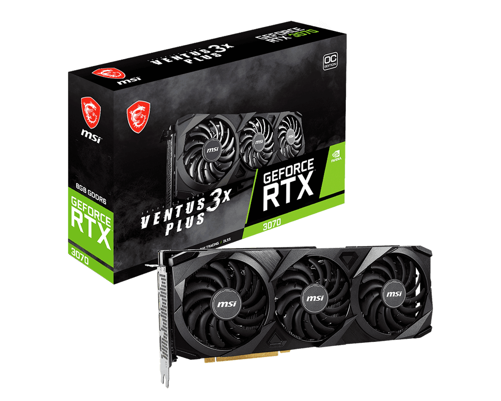 MSI RTX3070 VENTUS 3X PLUS  8G OC  LHR