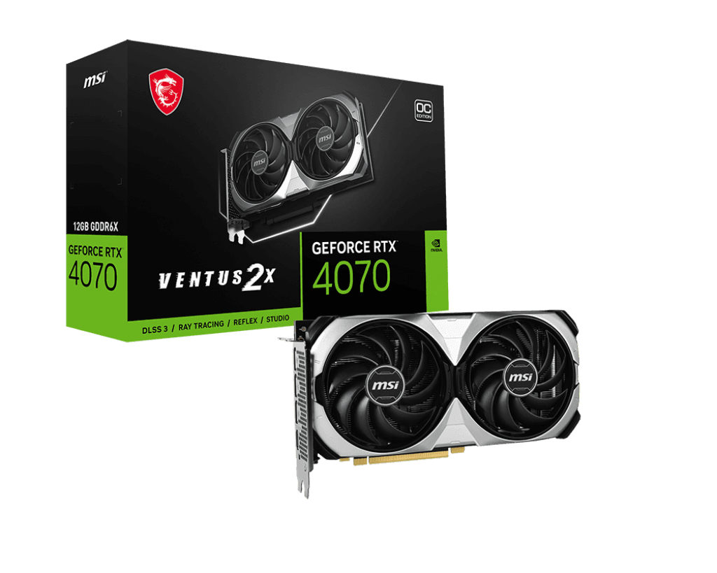 MSI RTX4070 VENTUS 2X 12G OC GDDR6X