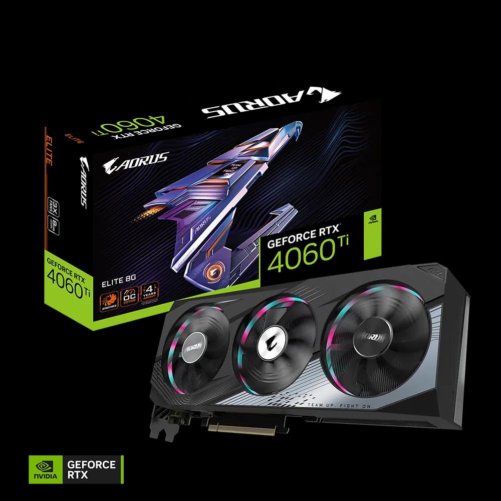 GIGABYTE RTX4060TI AORUS ELITE 8G GDDR6