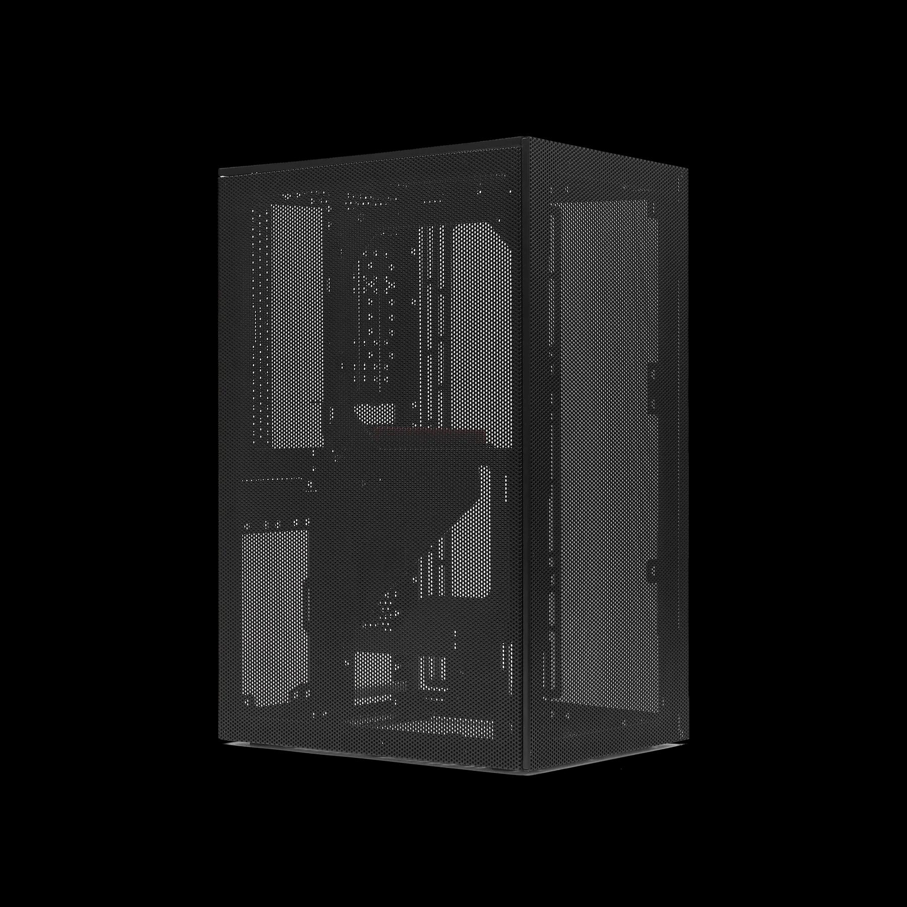 SSUPD MESHROOM S MINI ITX CASE W/PCIE 4.0 RISER CABLE BK