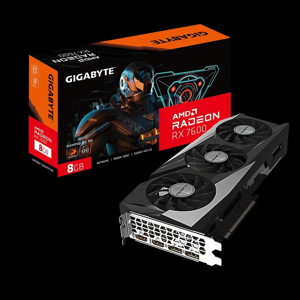 GIGABYTE RX7600 GAMING OC 8G GDDR6