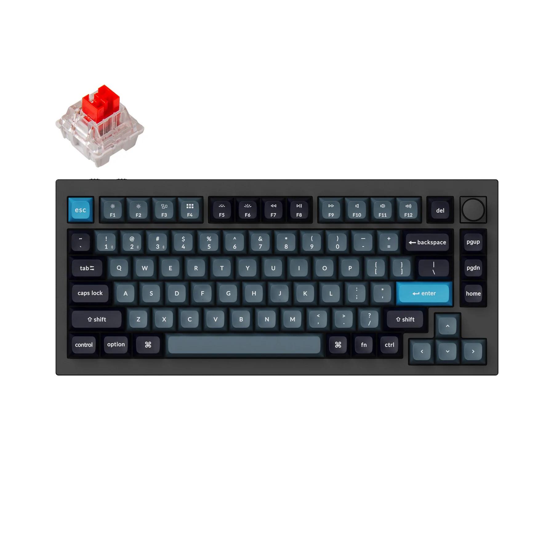 KEYCHRON Q1 PRO SWAPPABLE RGB BACKLIGHT RED SWITCH