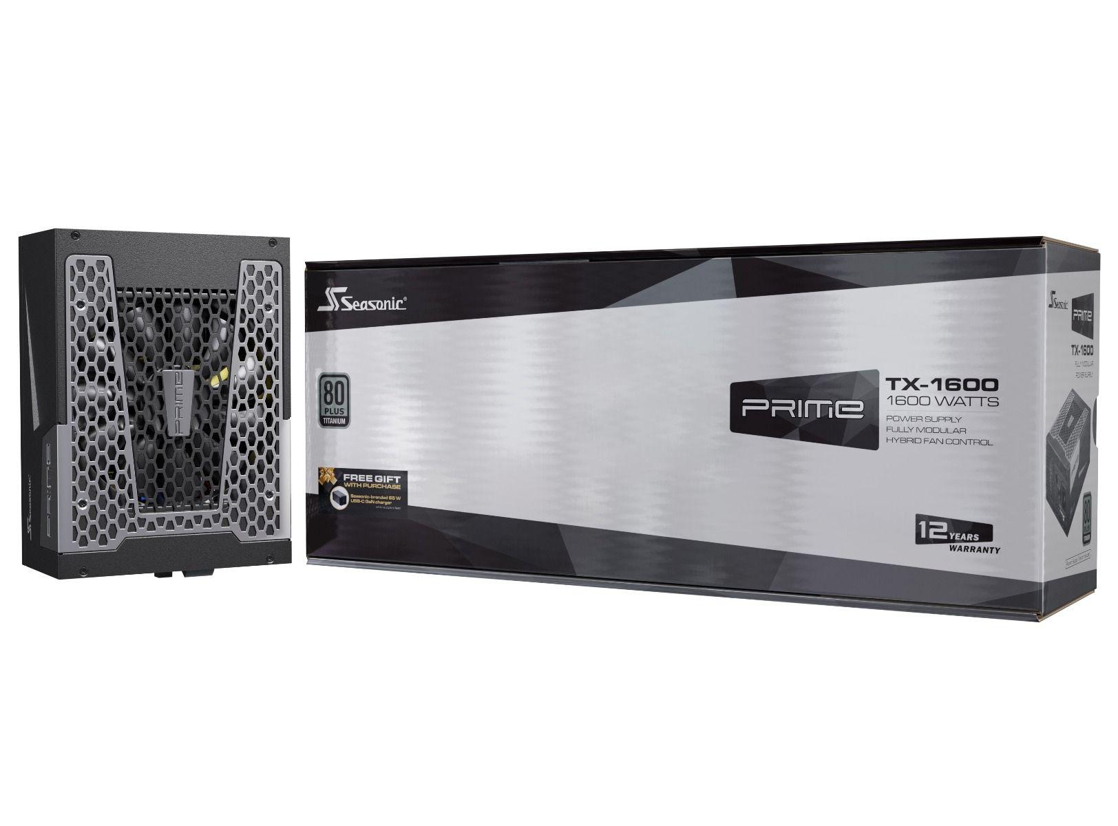 SEASONIC PRIME TITANIUM TX-1600 ATX3.0 PCIE5.0