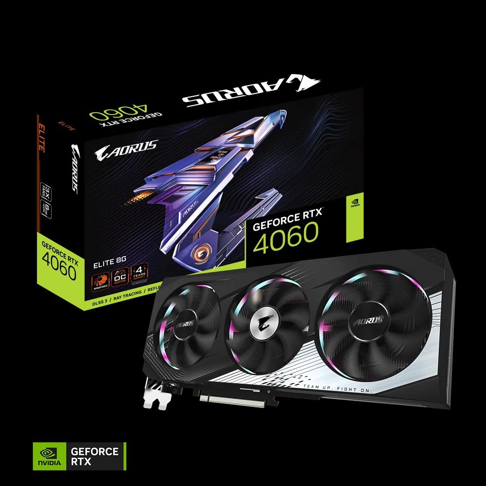 GIGABYTE RTX4060 ELITE 8GB GDDR6