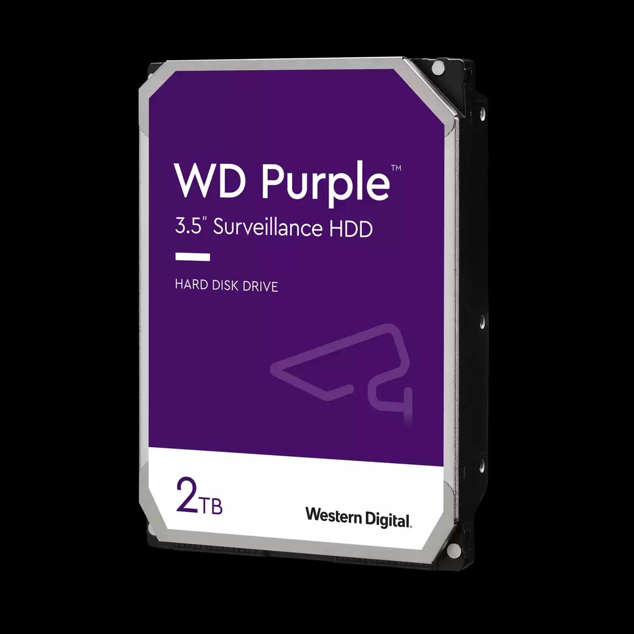 WESTERN DIGITAL PURPLE 5400RPM 2TB 64M SATA 3.5"