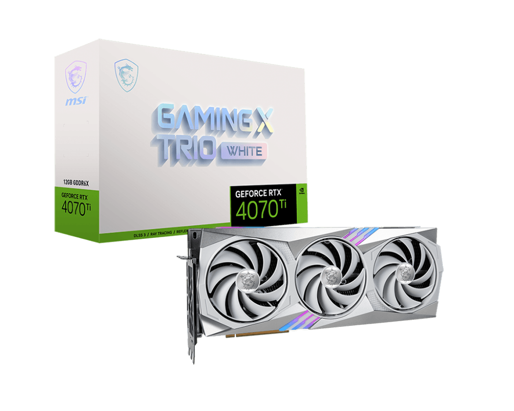 MSI RTX4070TI GAMING TRIO WHITE 12GB GDDR6X
