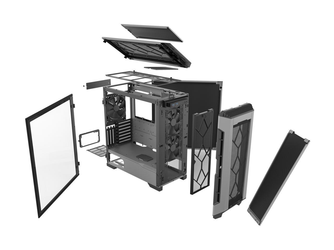 PHANTEKS ECLIPSE P600S SILENT ATX CASE GREY