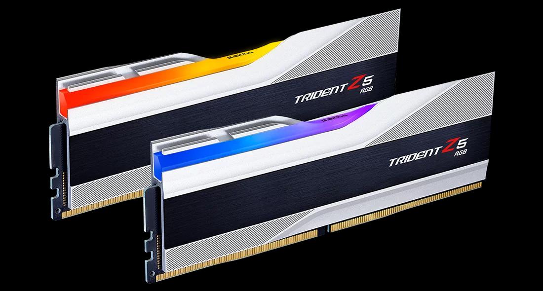 G-SKILL TRIDENT Z5 RGB SILVER 64G(32G*2) DDR5 6400MHZ 1.4V