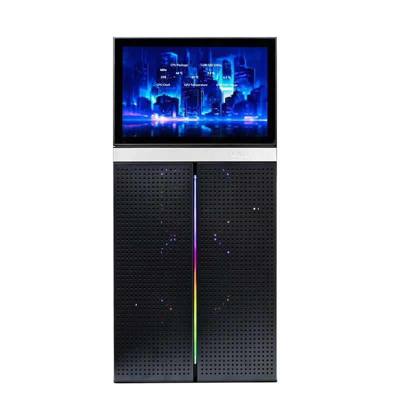 VALKYRIE 02 ATX DELUXE 10.1 TOUCH SCREEN PCIE4.0 STAND BLAC
