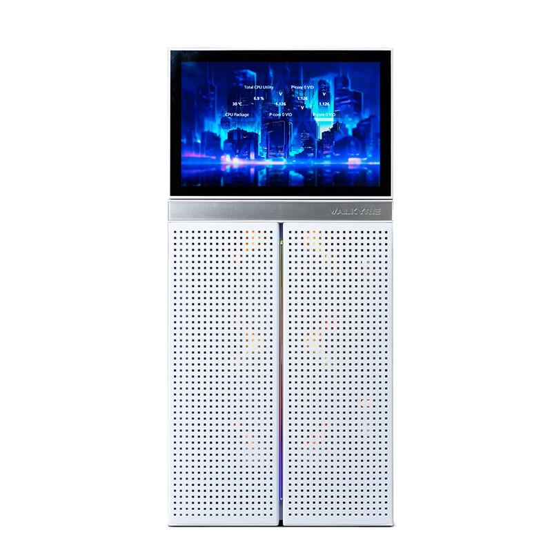 VALKYRIE 02 ATX DELUXE 10.1 TOUCH SCREEN PCIE4.0 STAND WHIT