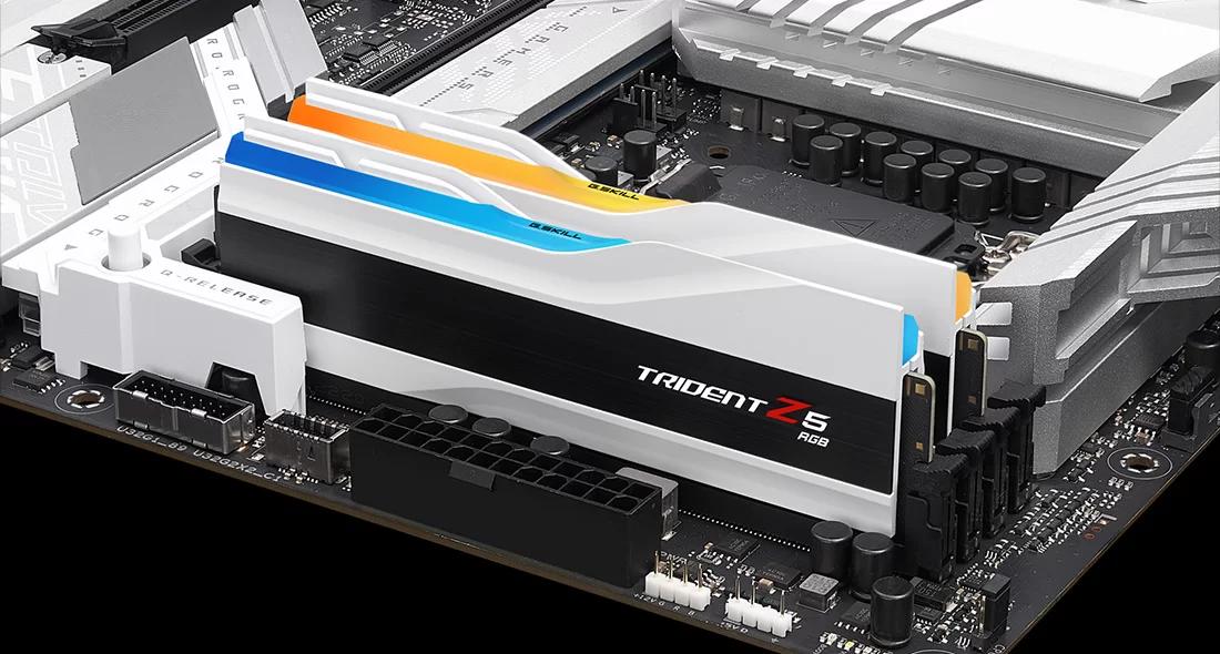 G-SKILL TRIDENT Z5 RGB WHITE 32G(16G*2) DDR5 6400