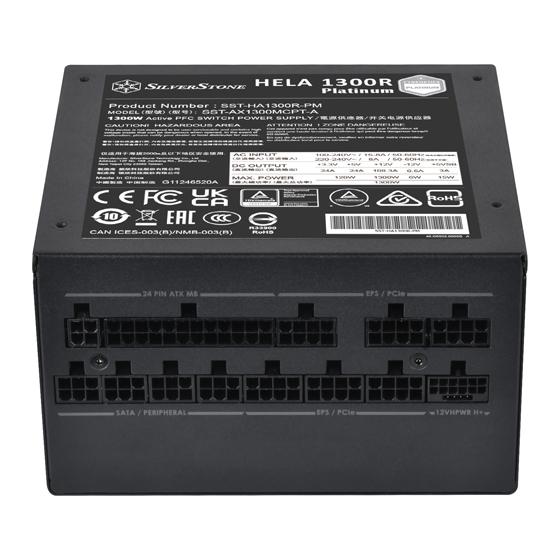 SILVERSTONE HELA SREIES 1300W PLATINUM PCIEGEN 5 FULLY MODUALR