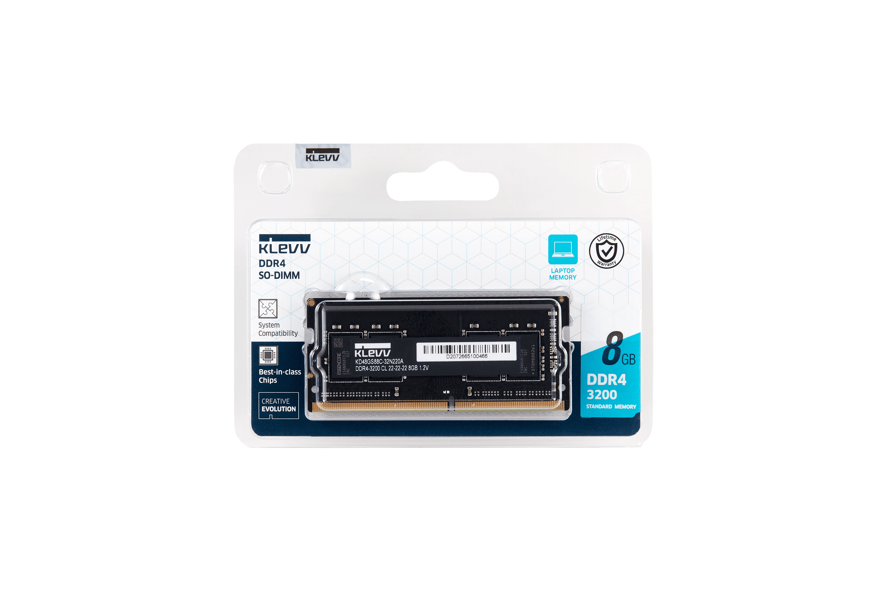 KLEVV CRAS XR 8G DDR4 3200MHZ SO-DIMM
