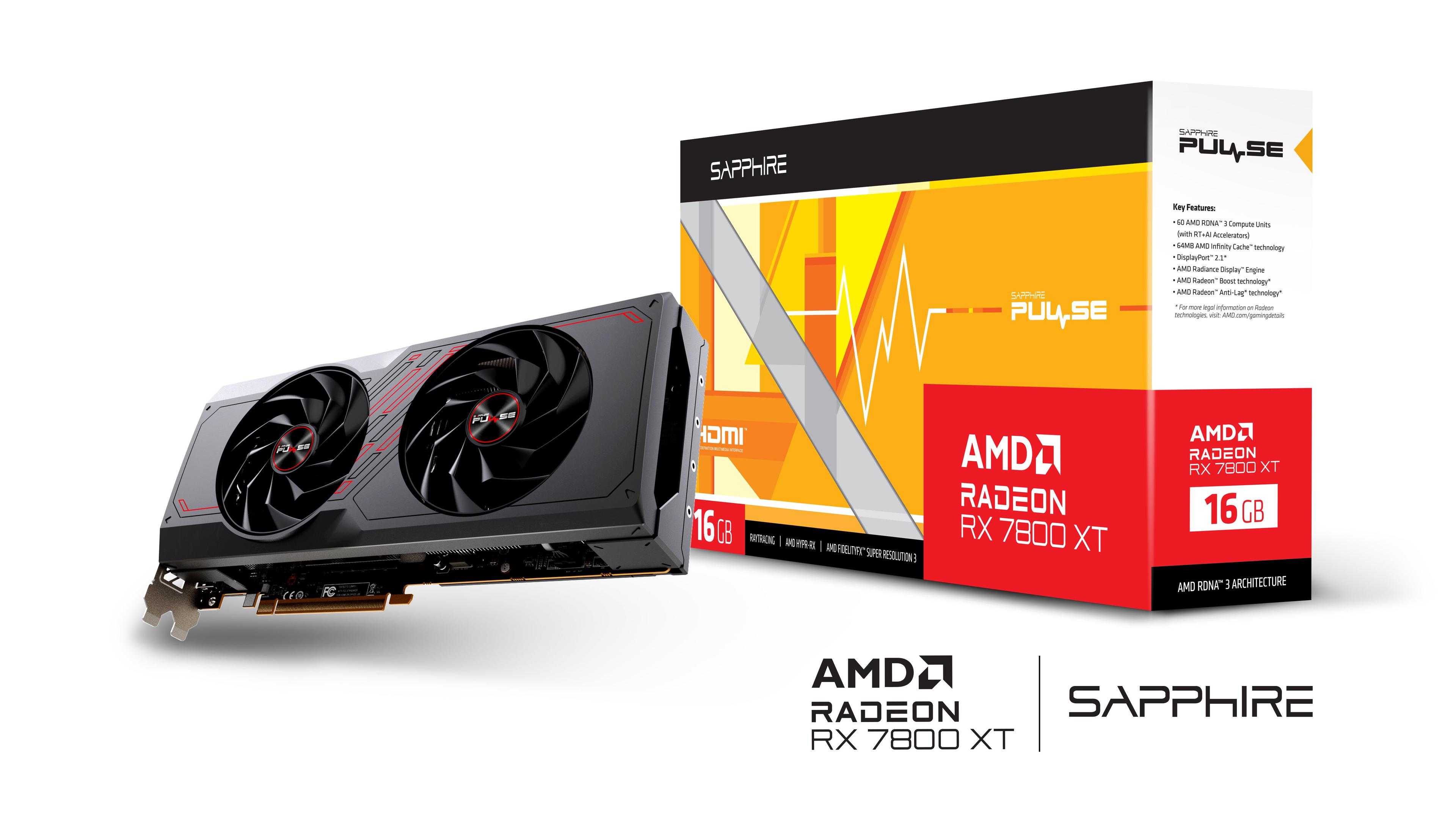 SAPPHIRE PULSE RX7800XT GAMING 16GB GDDR6