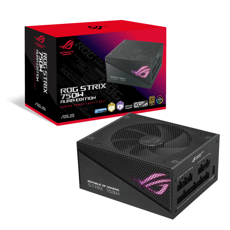 ASUS ROG STRIX 750W AURA EDITION GAMING POWER SUPPLY
