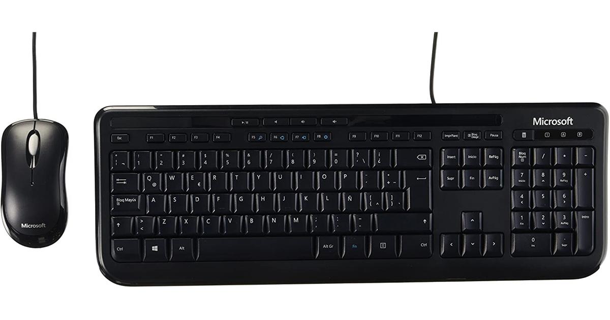 MICROSOFT WIRED DESKTOP 600 USB CHNTRAD HDWR Black