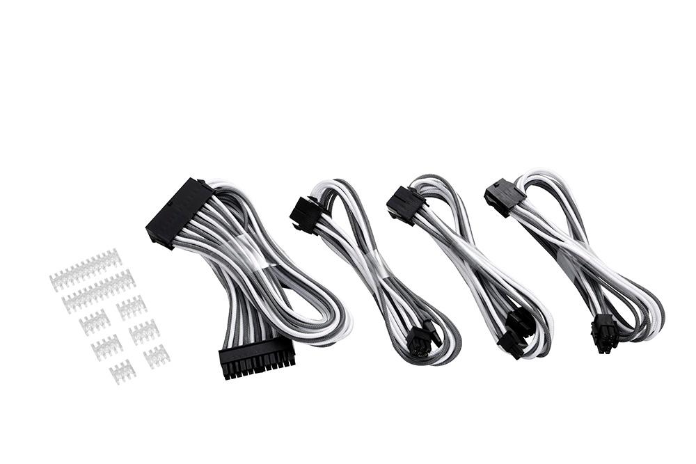 PHANTEKS EXTENSION CABLE COMBO SET WHITE/GREY