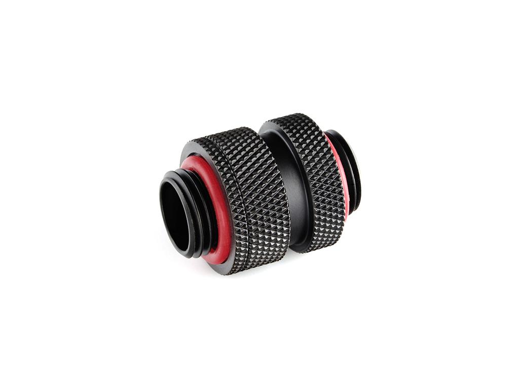 BITSPOWER Carbon Black Mini Dual G1/4" Adjustable Aqua Link