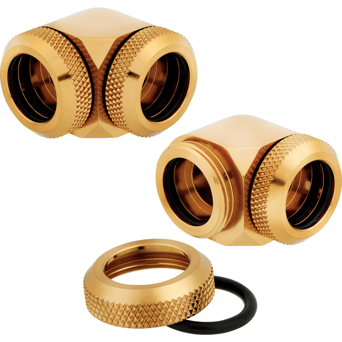 CORSAIR FITTING (HARD TUBE) XF HARDLINE 2-PACK