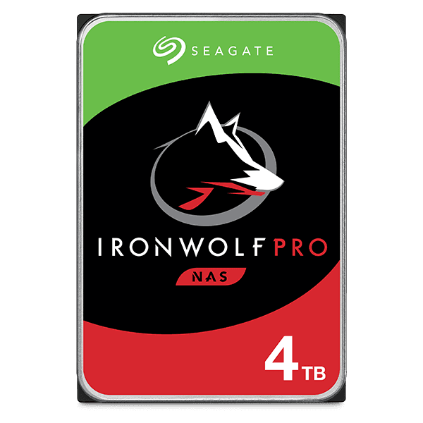 SEAGATE IRONWOLF PRO 4TB 7200RPM 128MB SATA 6GB/S
