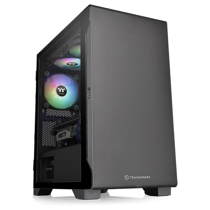 THERMALTAKE S100 TG BLACK WIN TEMPERED GLASS
