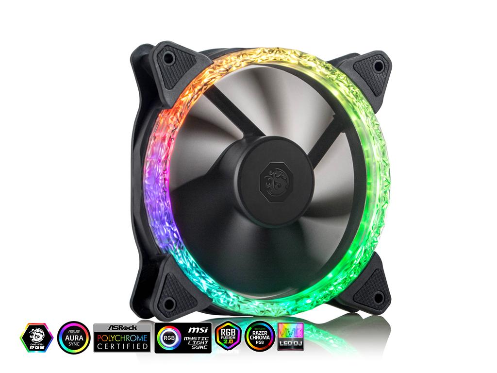 BITSPOWER TOUCHAQUA NOTOS XTAL 120 FAN DIGITAL RGB