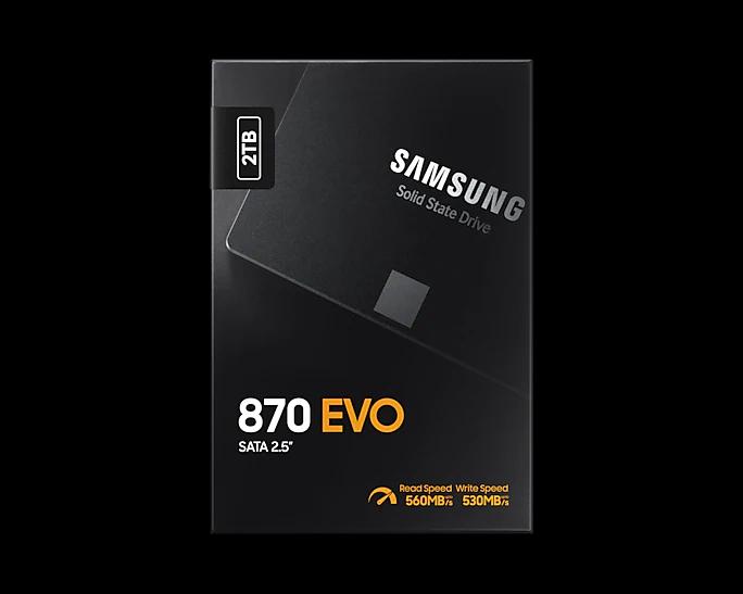 SAMSUNG 870 EVO SATA3 2TB SSD