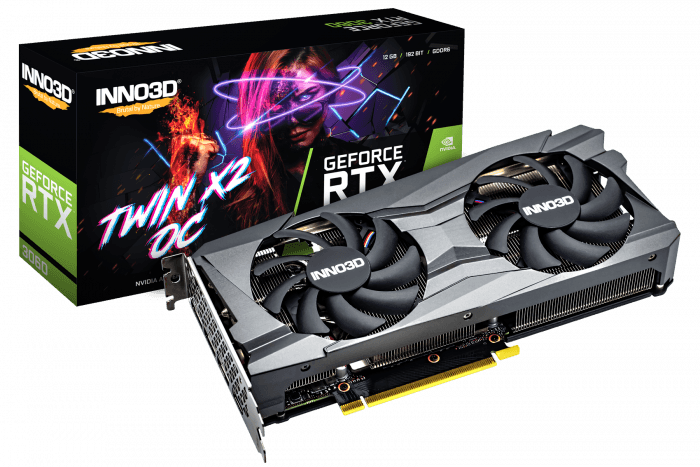 INNO 3D RTX3060 TWIN X2 OC 12GB GDDR6 192BIT