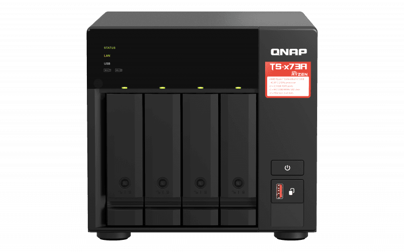 QNAP TS-473A-8G 4BAY 2.5GbE NAS