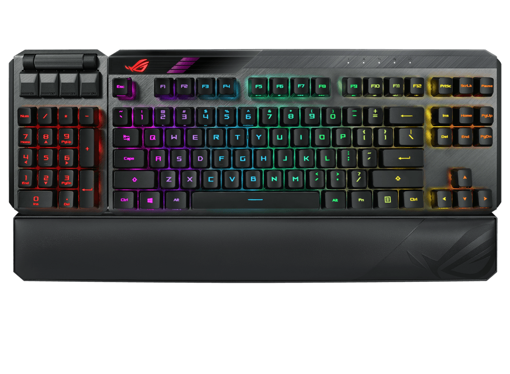 ASUS MA02 ROG CLAYMORE II RGB 青軸機械式鍵盤 英字