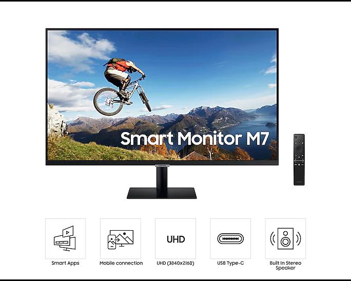 SAMSUNG S32AM700 32" M7 4K SMART MONITOR