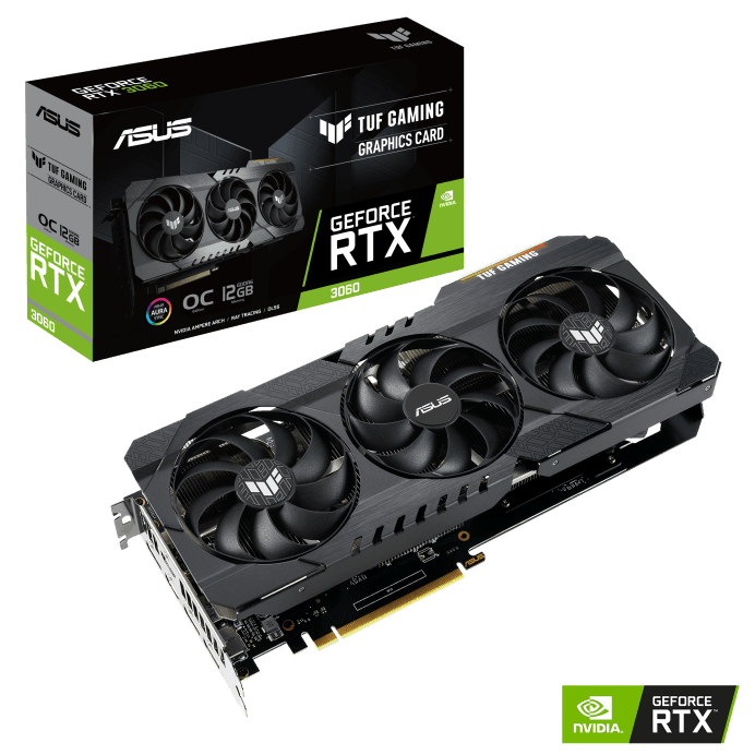 ASUS TUF RTX3060 OC 12G V2 GAMING LHR