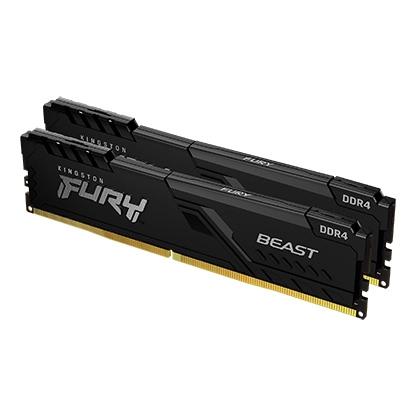 KINGSTON 64GB 3200MHZ DDR4 CL16 FURY BEAST BLACK