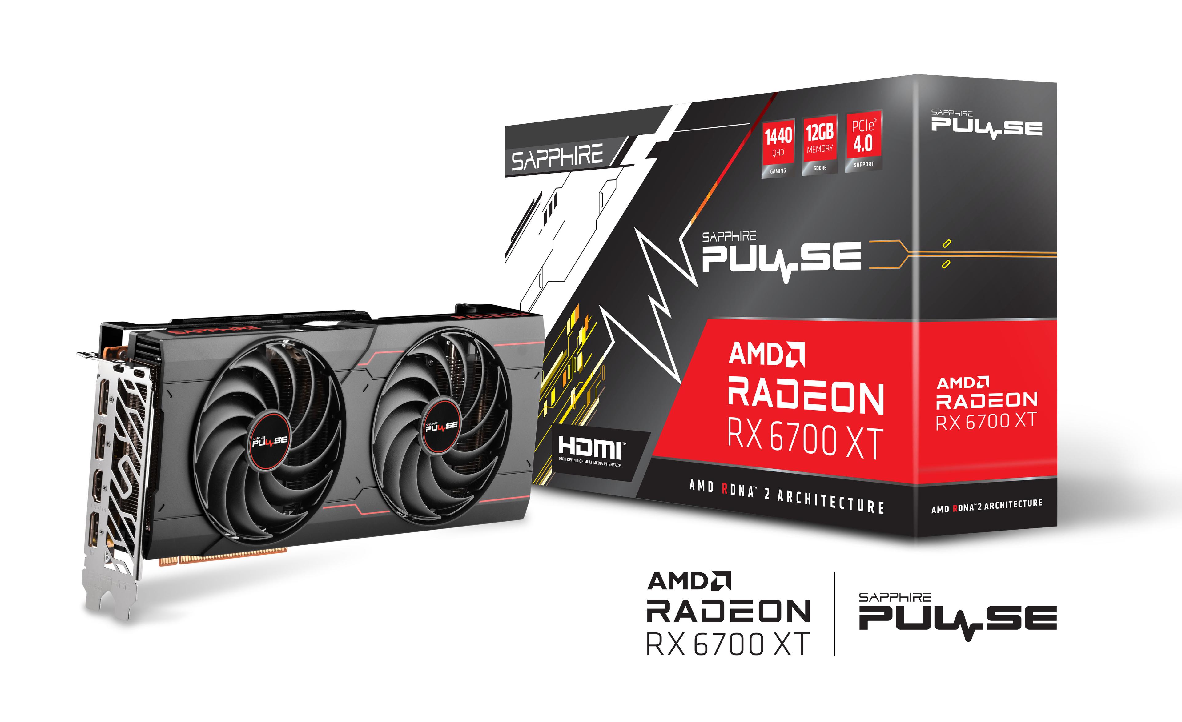 SAPPHIRE RX6700XT PULSE 12G DDR6