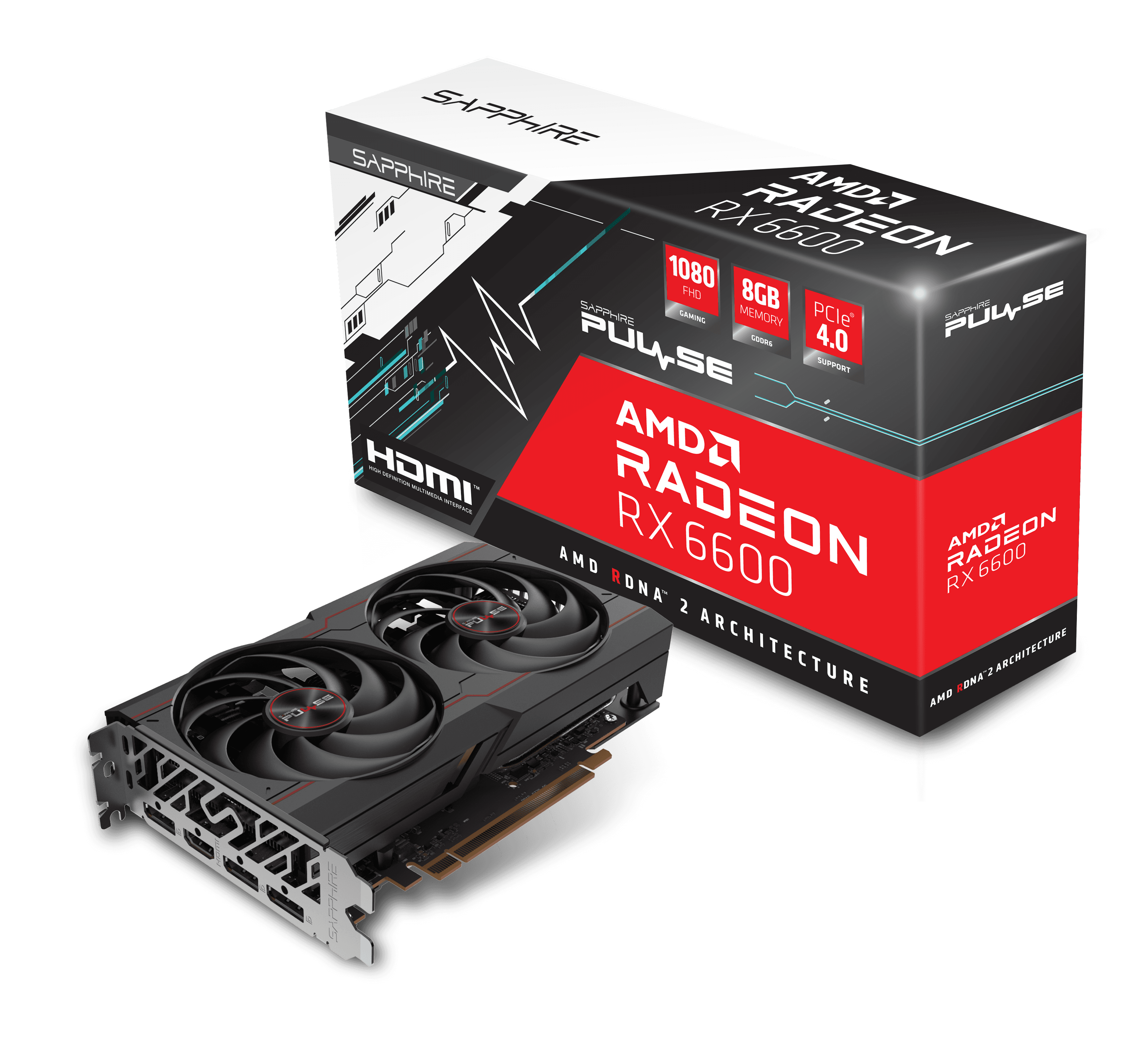 SAPPHIRE RADEON RX6600 PULSE 8G GDDR6