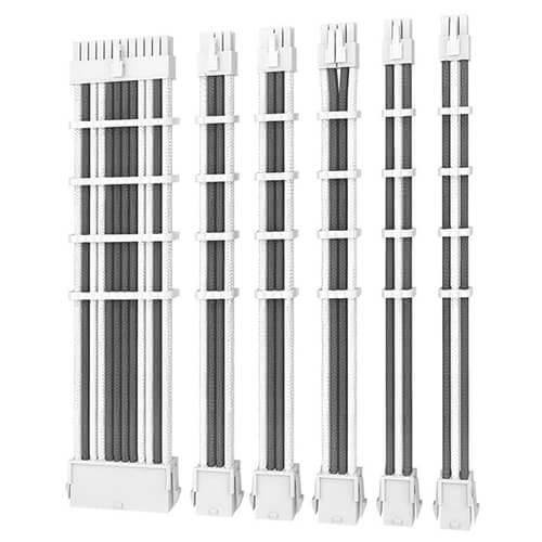 ANTEC PSU Sleeved Extension Cable Kit GRAY/WHITE