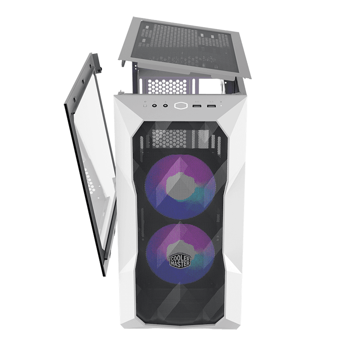 Cooler Master MASTERBOX TD300 MESH CASE (WHITE)