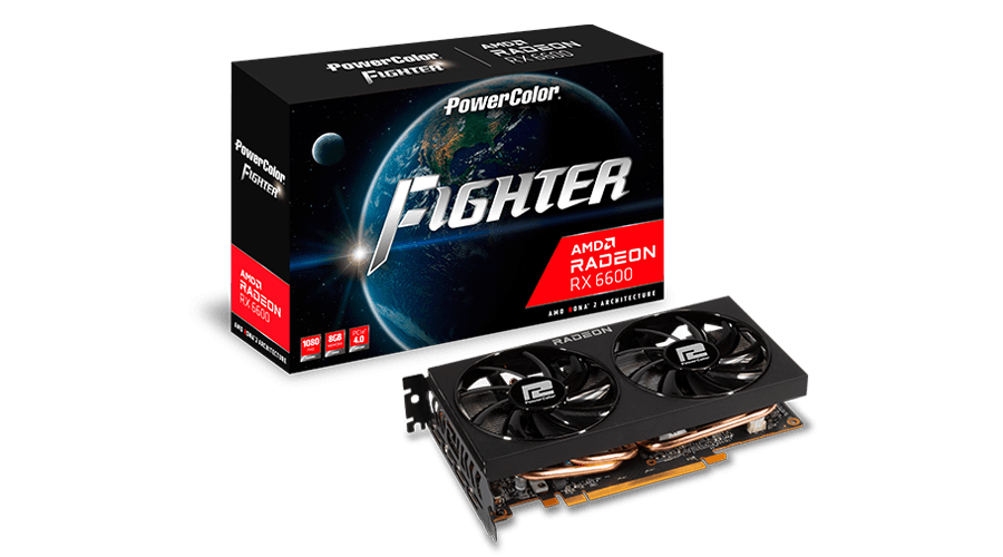 POWERCOLOR FIGHTER RX6600 8GB GDDR6