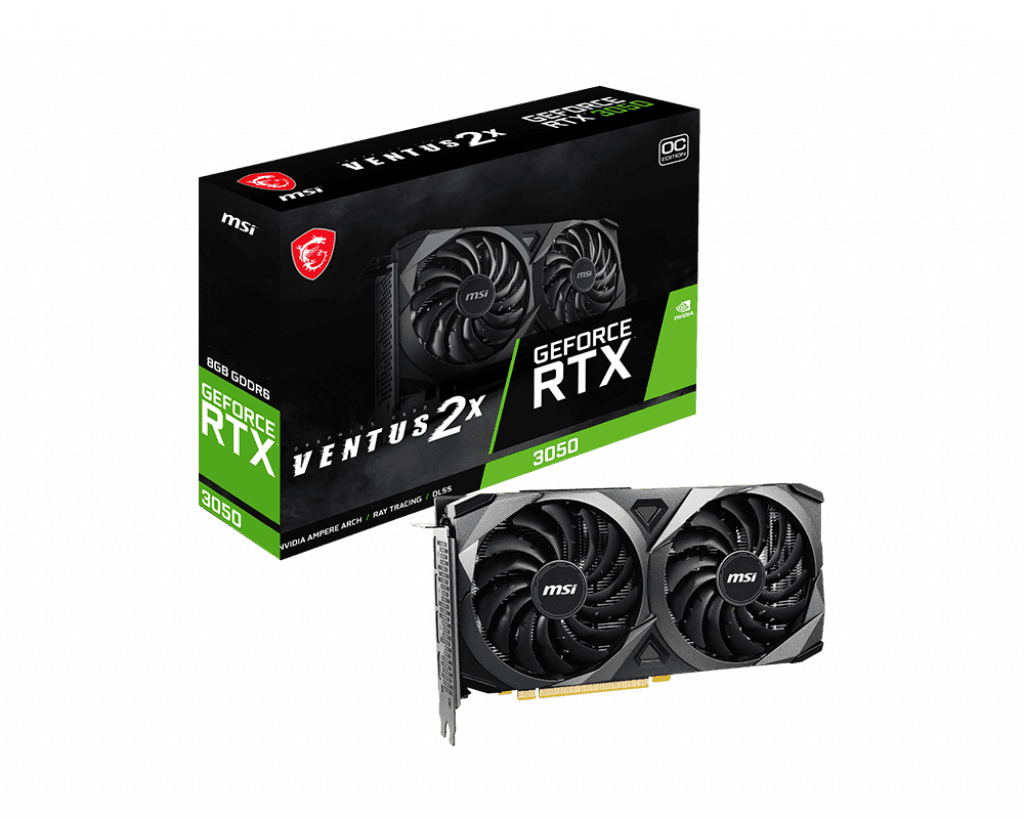 MSI RTX3050 VENTUS 2X 8G OC